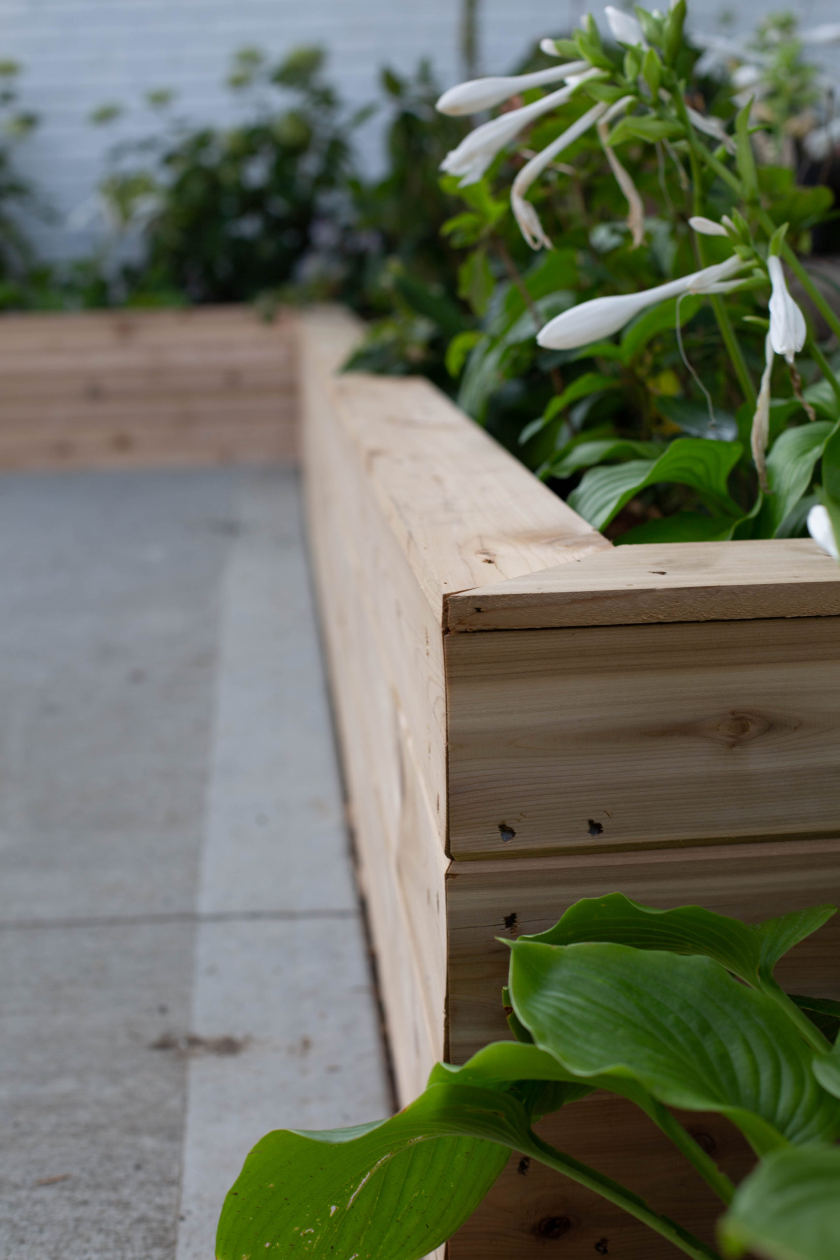 how to make a cedar planter box