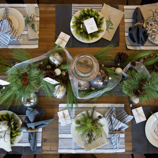 how to create the perfect holiday table setting