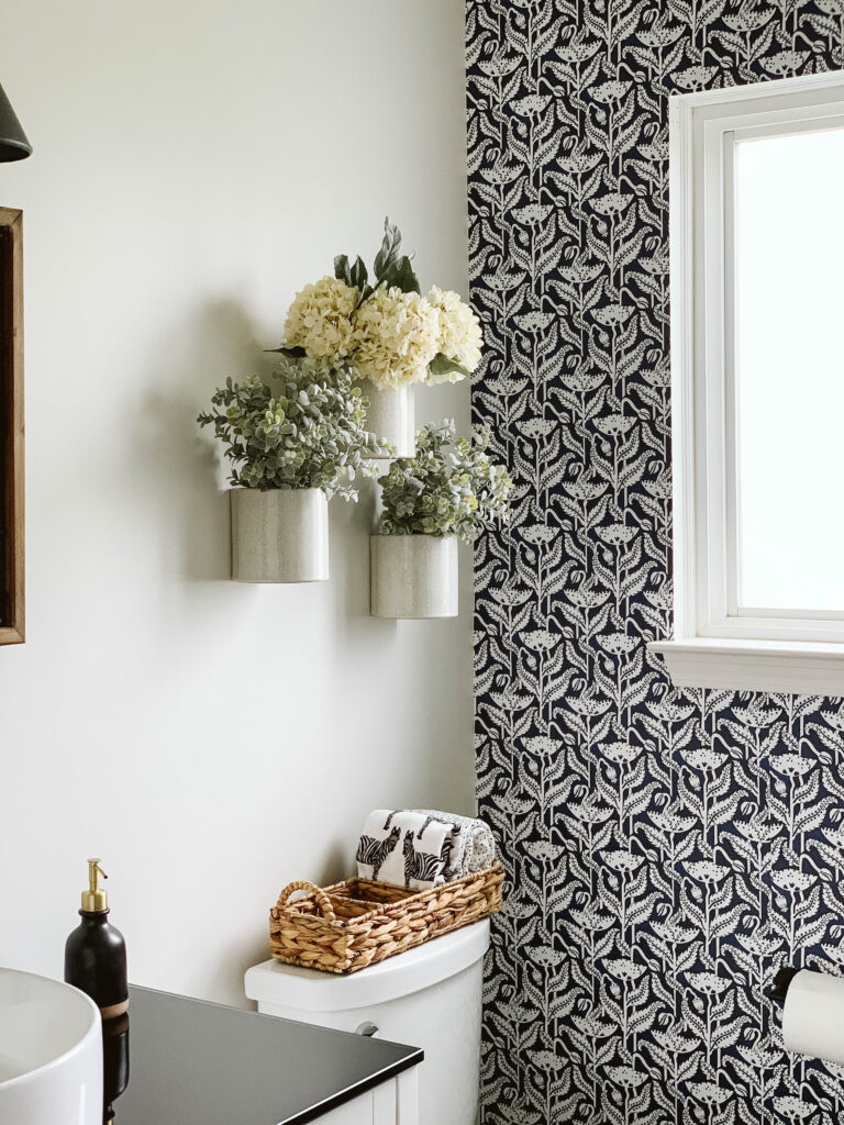 modern farmhouse bathroom powder room