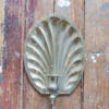 Vintage Brass Shell Sconces image 3