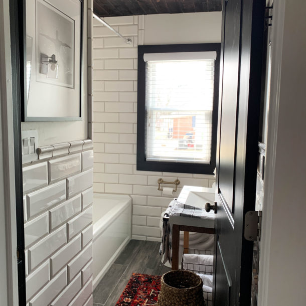 our main floor bathroom reveal