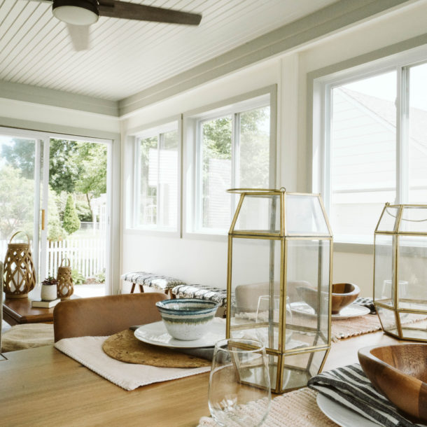 dreamy sunroom space